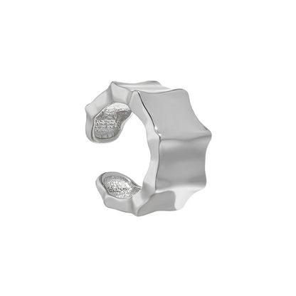 Irregular Polished Ear Cuff Earring OPHRASTUDIO