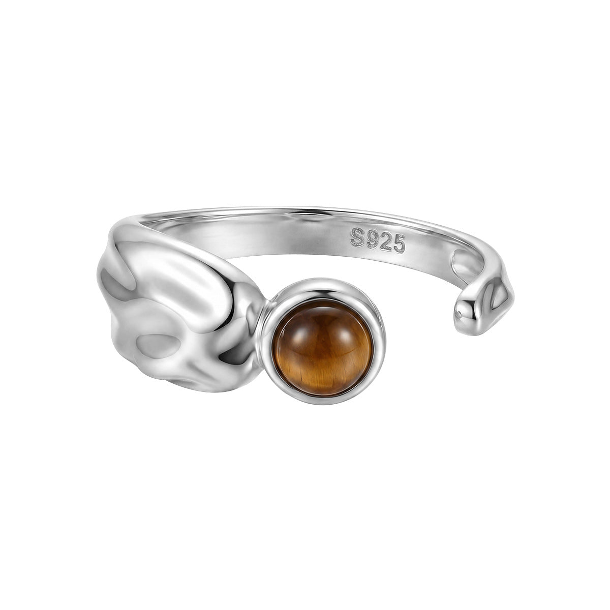 Tiger's Eye Signet Ring OPHRASTUDIO