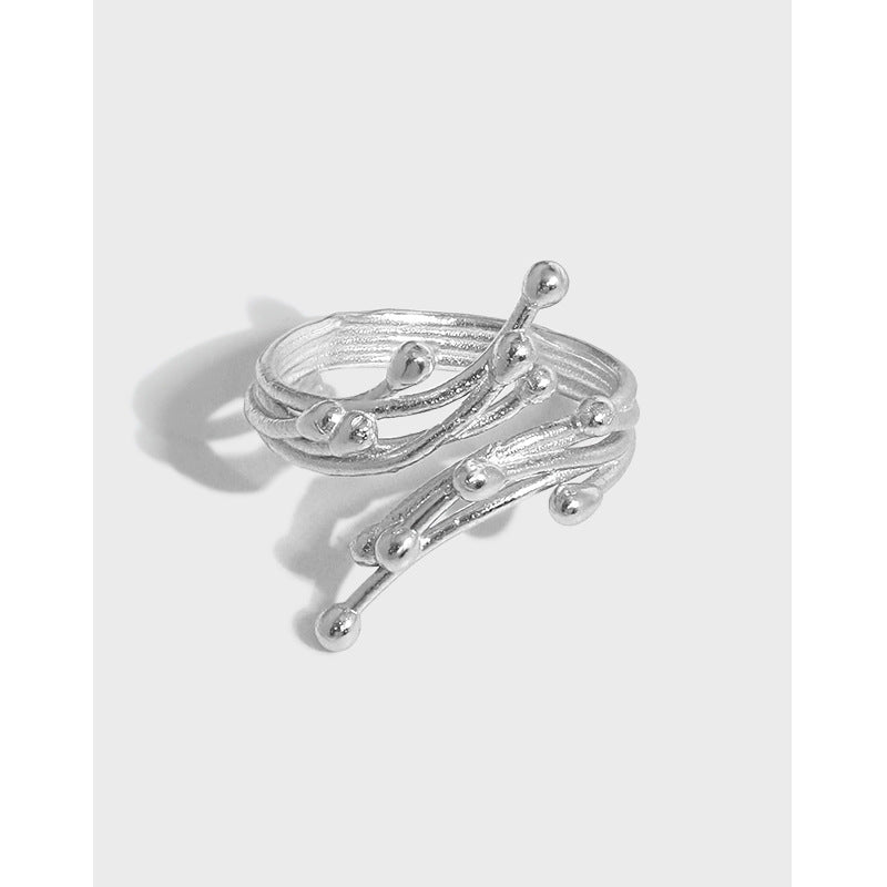 Ocean Current Wave Cuff Ring OPHRASTUDIO