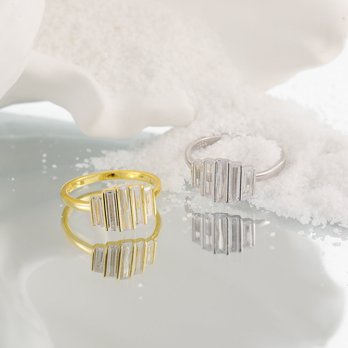 Baguette Glow Statement Ring OPHRASTUDIO