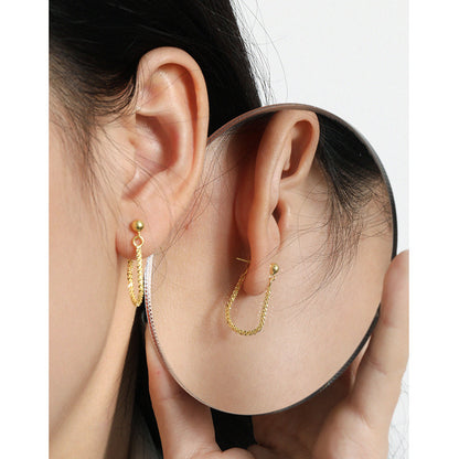 Stardust Twist Mini Hoop Earrings OPHRASTUDIO