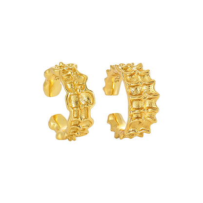 Forest Ridge Texture Ear Cuff Earring OPHRASTUDIO