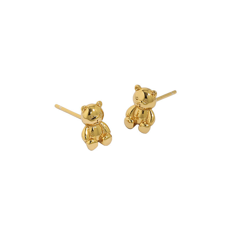 Tiny Teddy Stud Earrings OPHRASTUDIO