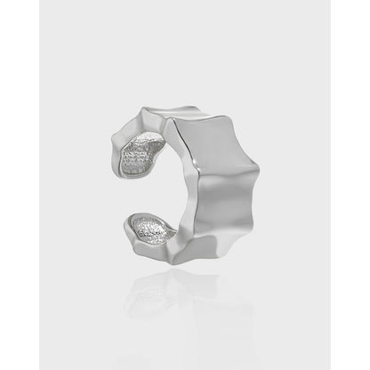 Irregular Polished Ear Cuff Earring OPHRASTUDIO