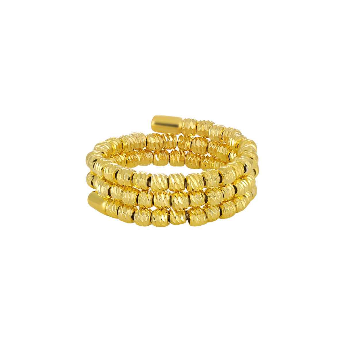 Diamond Wrap Silver Statement Ring