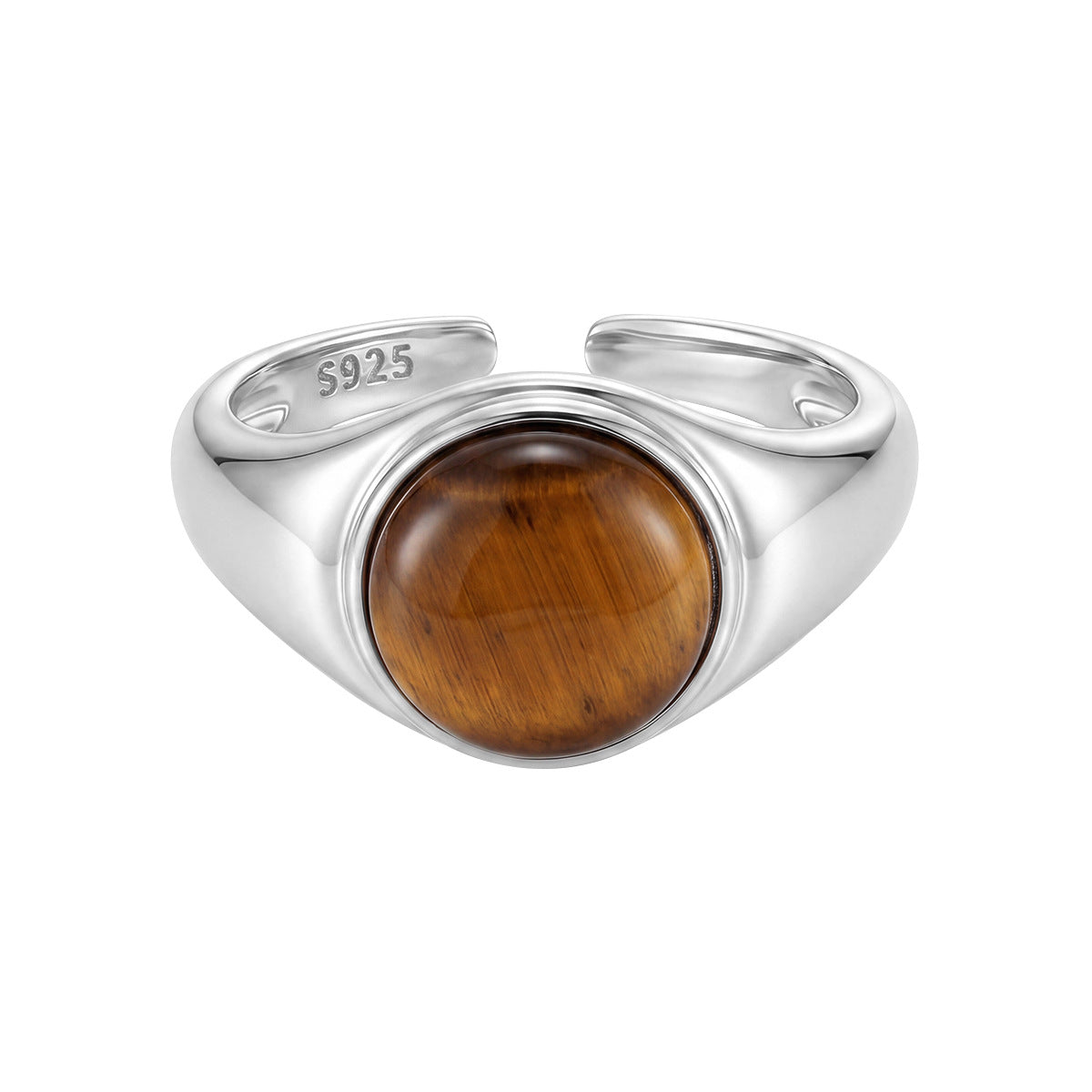 Tiger's Eye Signet Ring OPHRASTUDIO