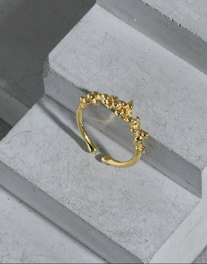 Molten Pebble Stacking Ring OPHRASTUDIO