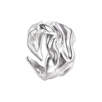 Liquid Drape Wide Band Ring OPHRASTUDIO
