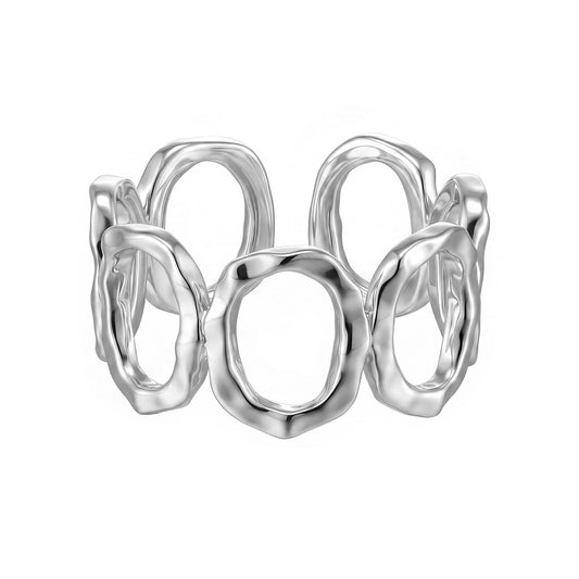 Aurelia Hollow Orbit Silver Ring OPHRASTUDIO