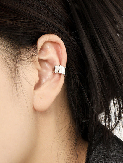 Irregular Polished Ear Cuff Earring OPHRASTUDIO