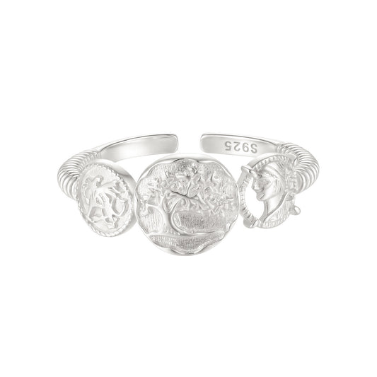Athena's Legacy Coin Ring OPHRASTUDIO
