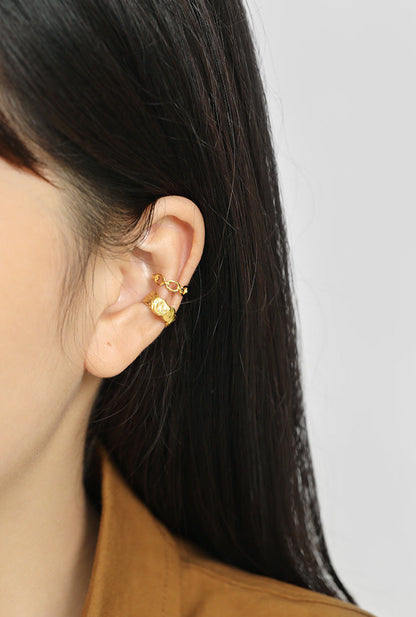 Openwork Chain Ear Cuff Earring OPHRASTUDIO