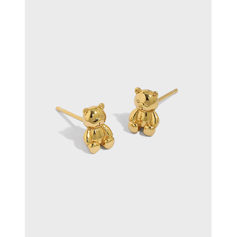 Tiny Teddy Stud Earrings OPHRASTUDIO