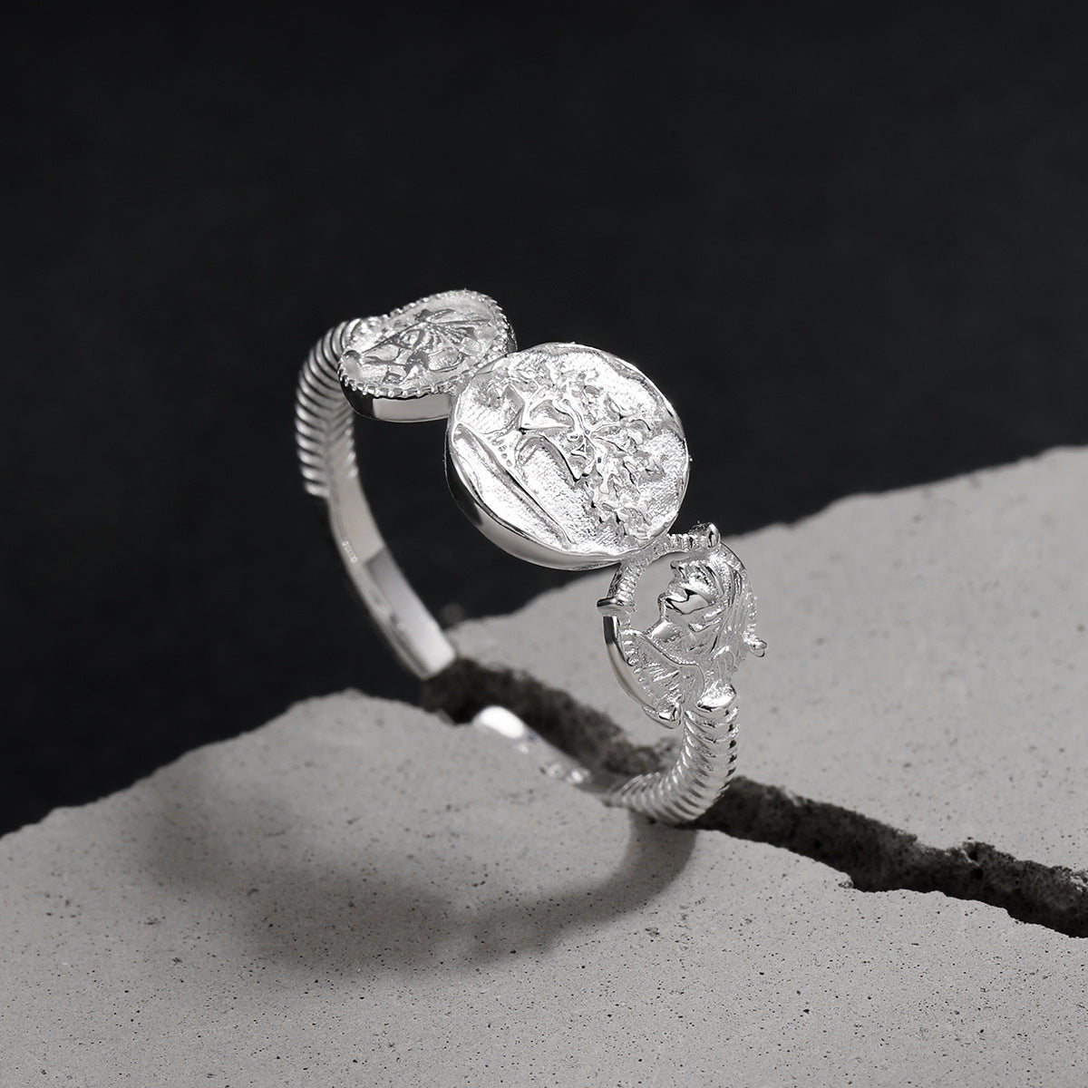 Athena's Legacy Coin Ring OPHRASTUDIO