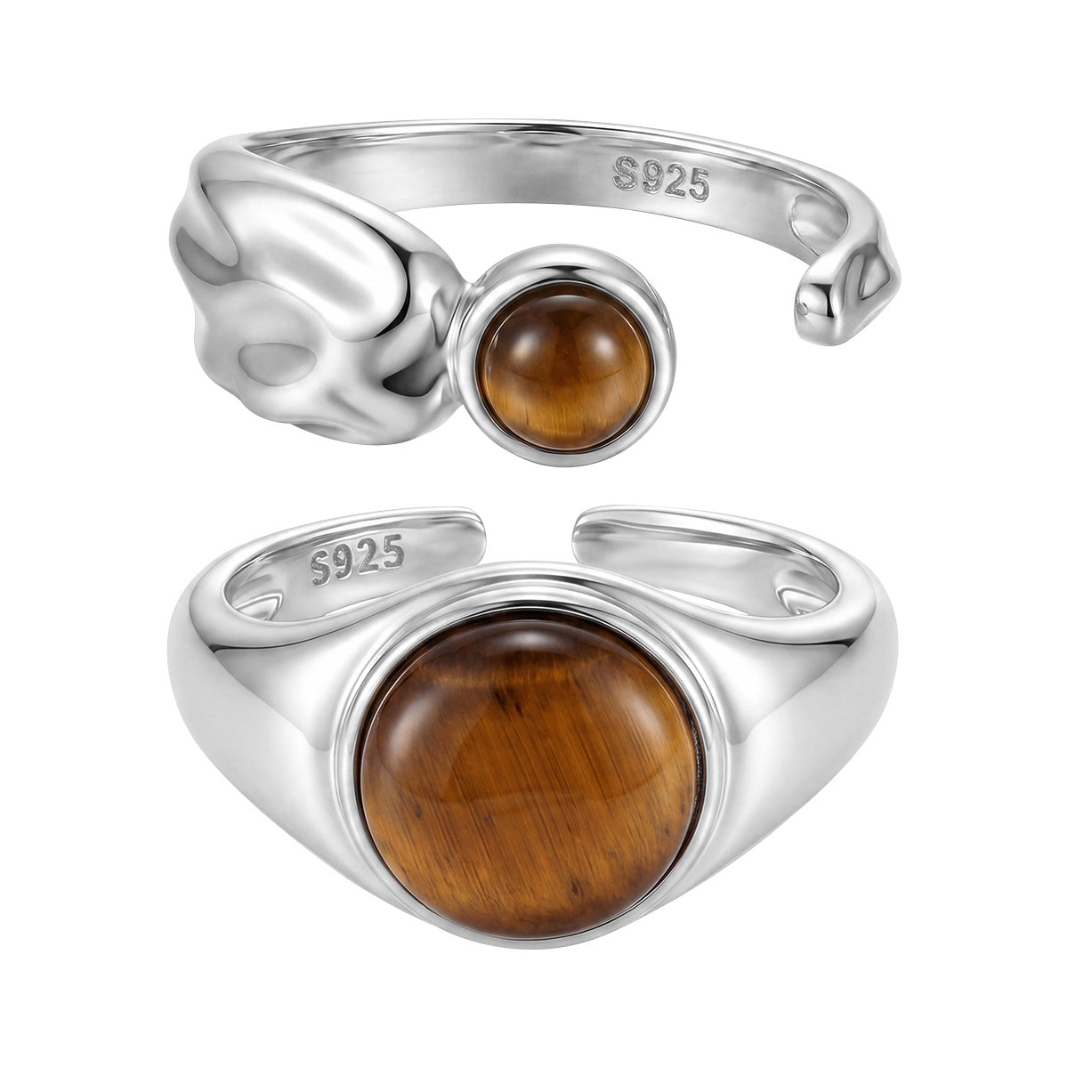 Tiger's Eye Signet Ring OPHRASTUDIO