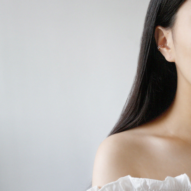 Minimal Line Ear Cuff Earring