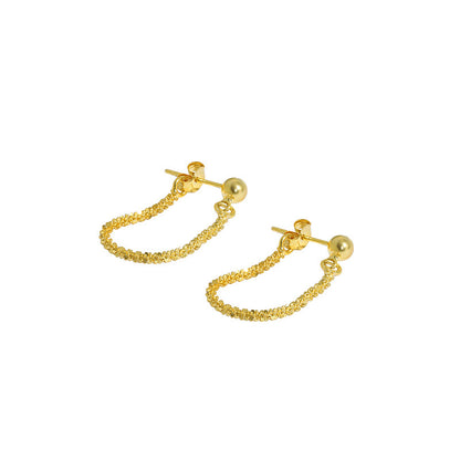 Stardust Twist Mini Hoop Earrings OPHRASTUDIO