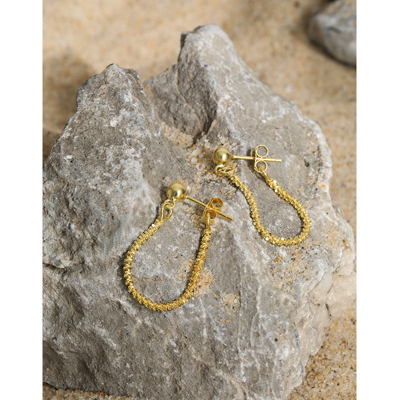Stardust Twist Mini Hoop Earrings OPHRASTUDIO