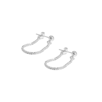 Stardust Twist Mini Hoop Earrings OPHRASTUDIO