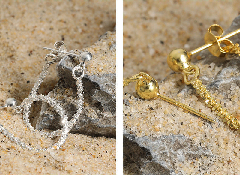 Stardust Twist Mini Hoop Earrings OPHRASTUDIO