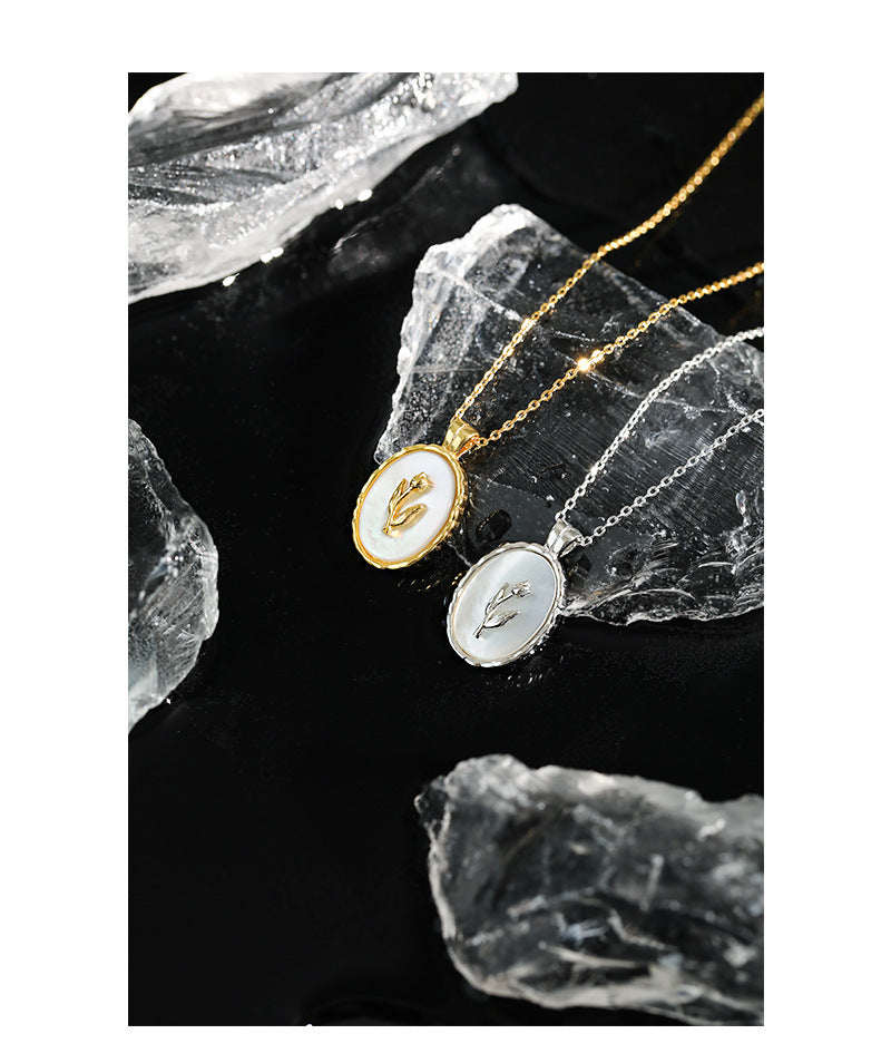 Tulip Grace Silver Pendant Necklace