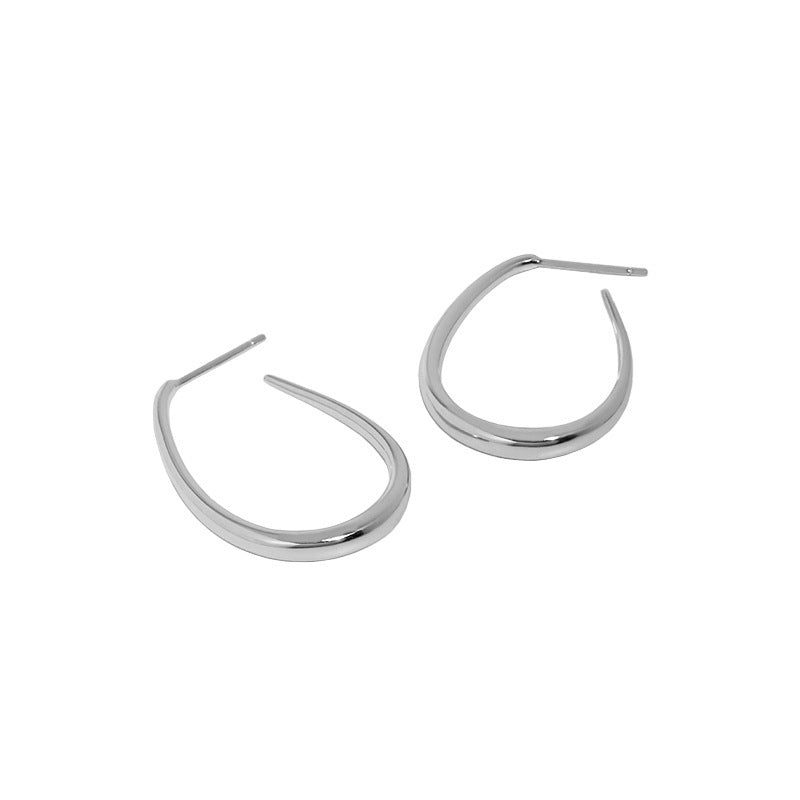U-Form Polished Hoop Earrings OPHRASTUDIO