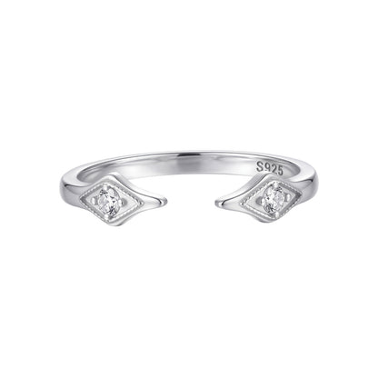 Diamond Halo Cuff Ring OPHRASTUDIO