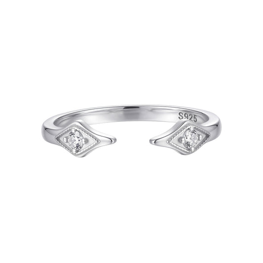 Diamond Halo Cuff Ring OPHRASTUDIO