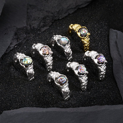 Abalone Shell Statement Ring OPHRASTUDIO