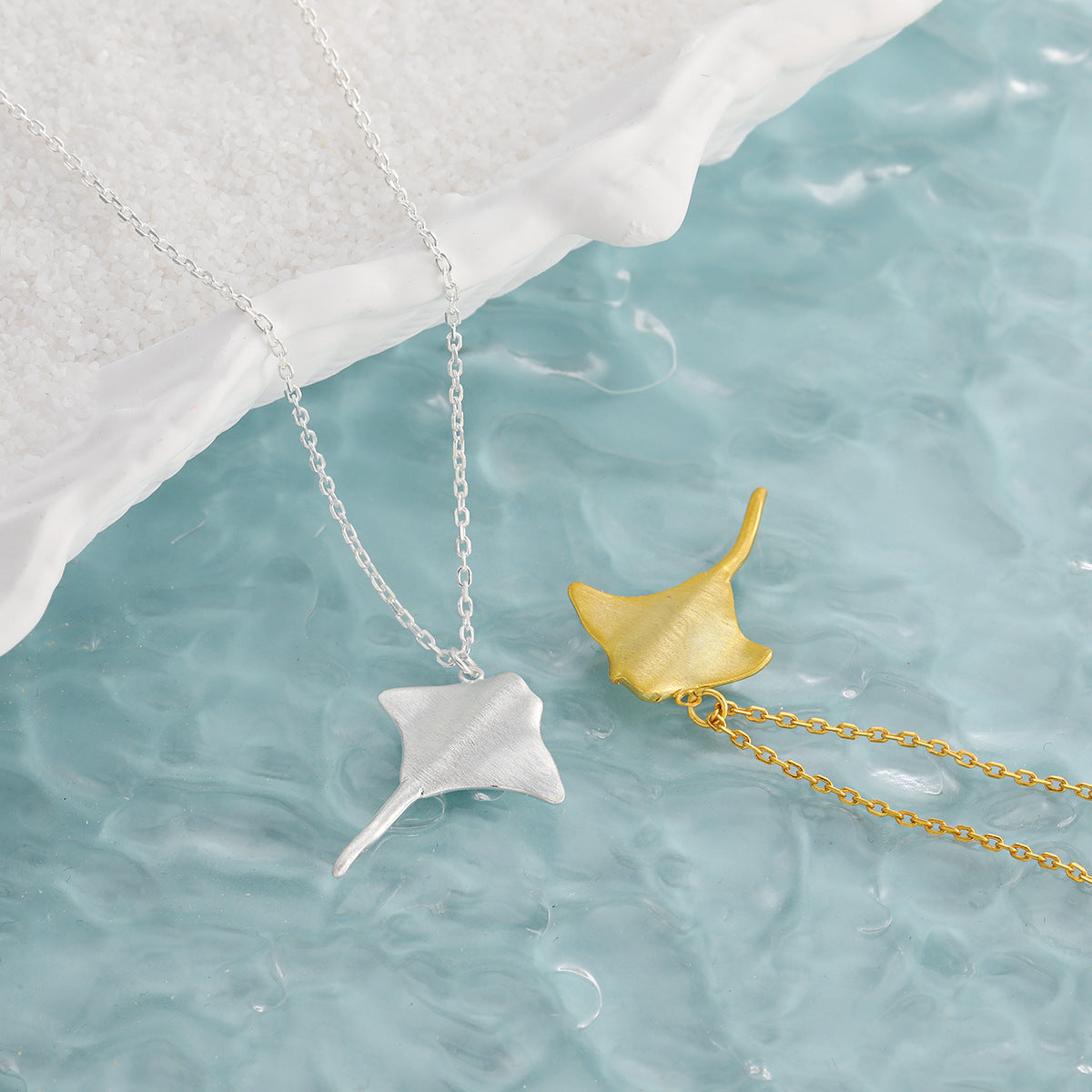 Stingray Pendant Necklace OPHRASTUDIO