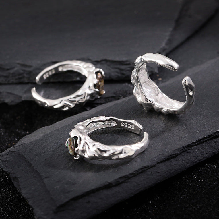 Abalone Shell Statement Ring OPHRASTUDIO