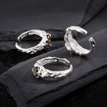 Abalone Shell Statement Ring OPHRASTUDIO