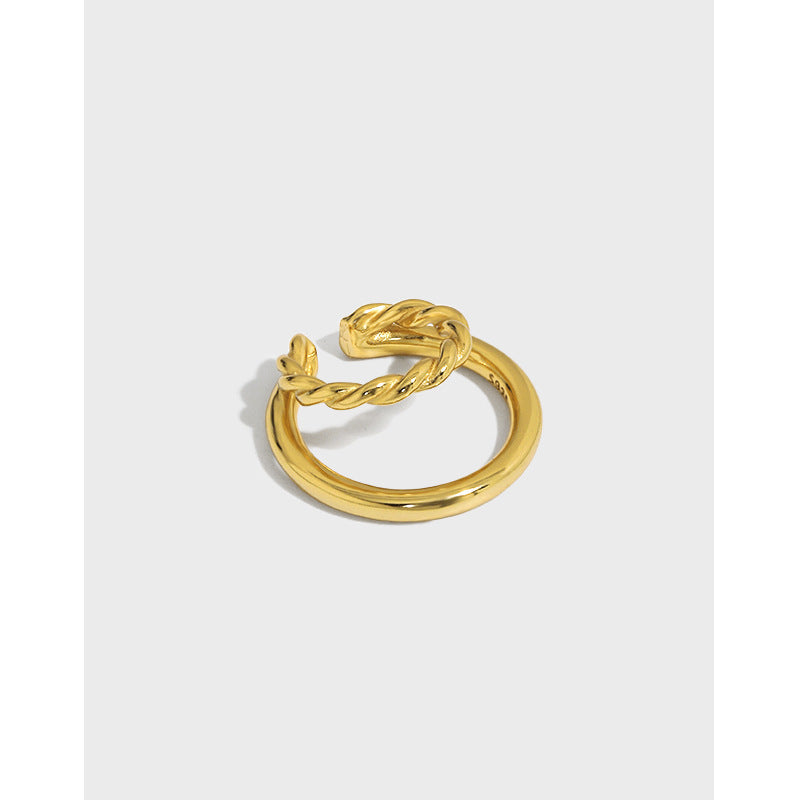 C-Shape Double Line Ear Cuff Earring OPHRASTUDIO