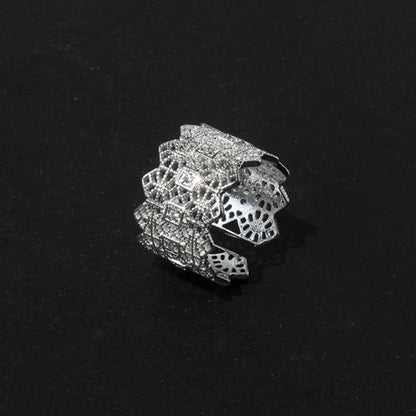 French Embroidered Lace Hollow Vintage Ring OPHRASTUDIO